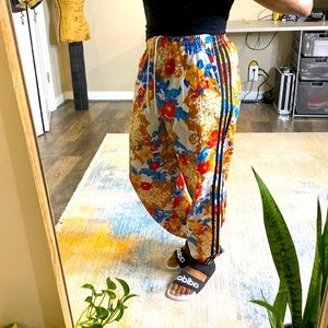 SOLD-ADIDAS ORIGINALS Floral Track Pants / Joggers Women’s M HER STUDIO LONDON